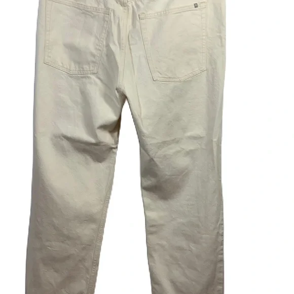 Everlane Womens Ecru Beige Jeans Size 32 The Rigid Slouch Organic Cotton EUC. - Picture 2 of 6